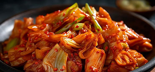 kimchi ingredients served in bowl kimchi ingredients served in bowl